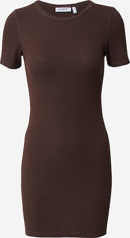 WEEKDAY Dress 'Elvira' in Brown: front