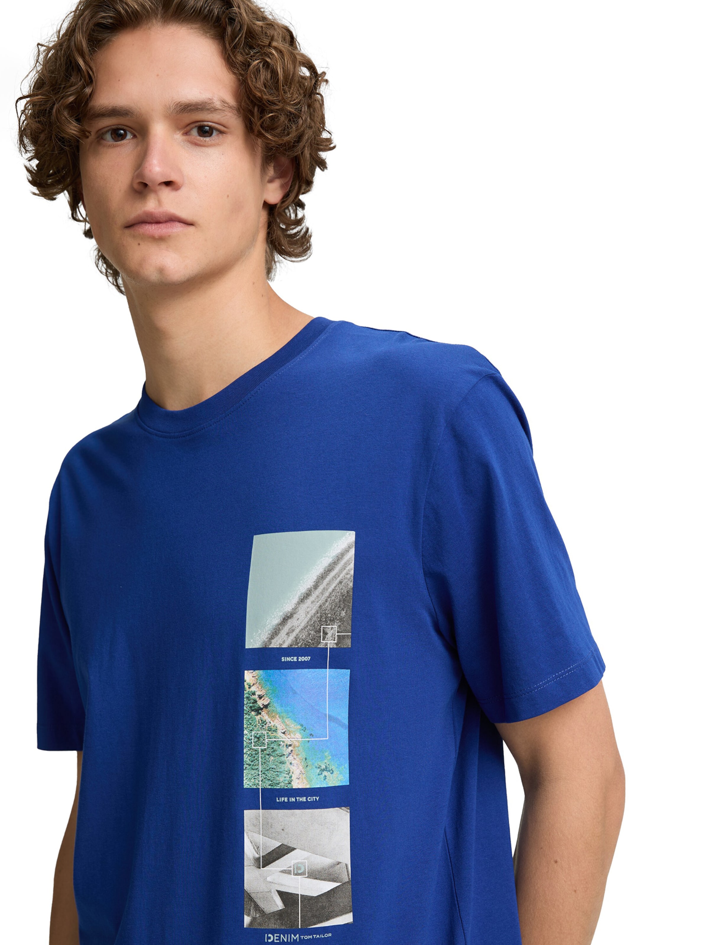 TOM TAILOR DENIM Shirt in Blue