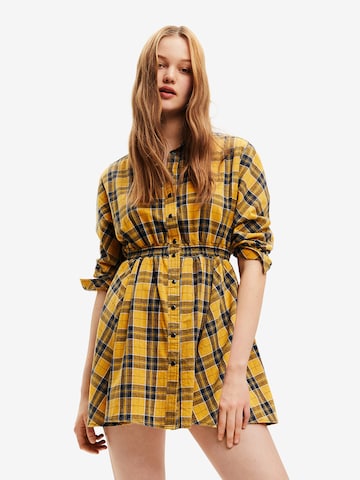 Desigual Shirt Dress 'Verona' in Yellow: front