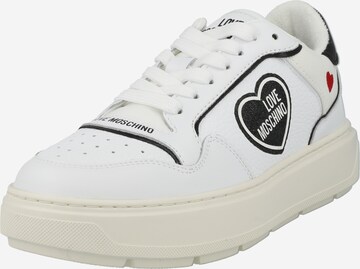 Baskets basses 'BOLD LOVE' Love Moschino en blanc : devant