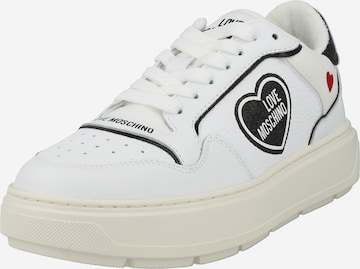 Love Moschino Sneakers low 'BOLD LOVE' i hvit: forside