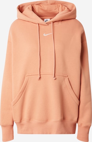 Nike Sportswear Mikina 'Phoenix Fleece' - oranžová: predná strana