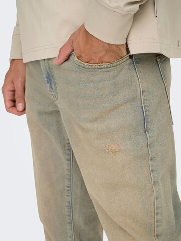 regular Jeans 'ONSWeft' di Only & Sons in blu