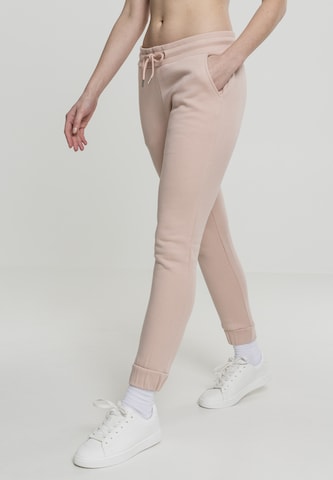 Urban Classics Tapered Broek in Beige