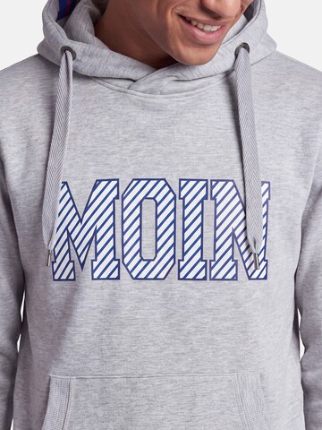 salzhaut Sweatshirt 'Heff' in Grau: Vorderseite