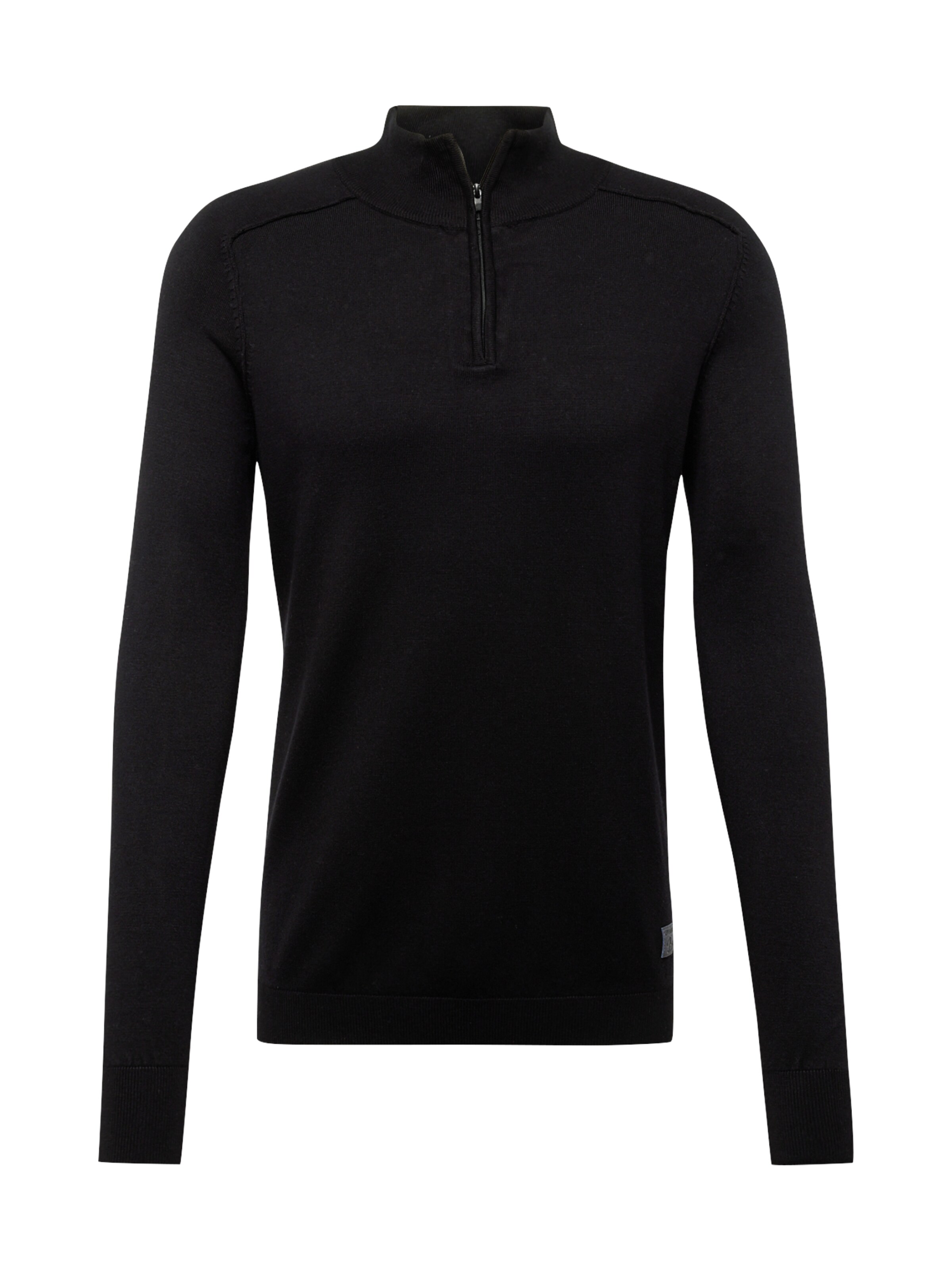 Key Largo Pullover 'MST Agency' in Schwarz: Vorderseite
