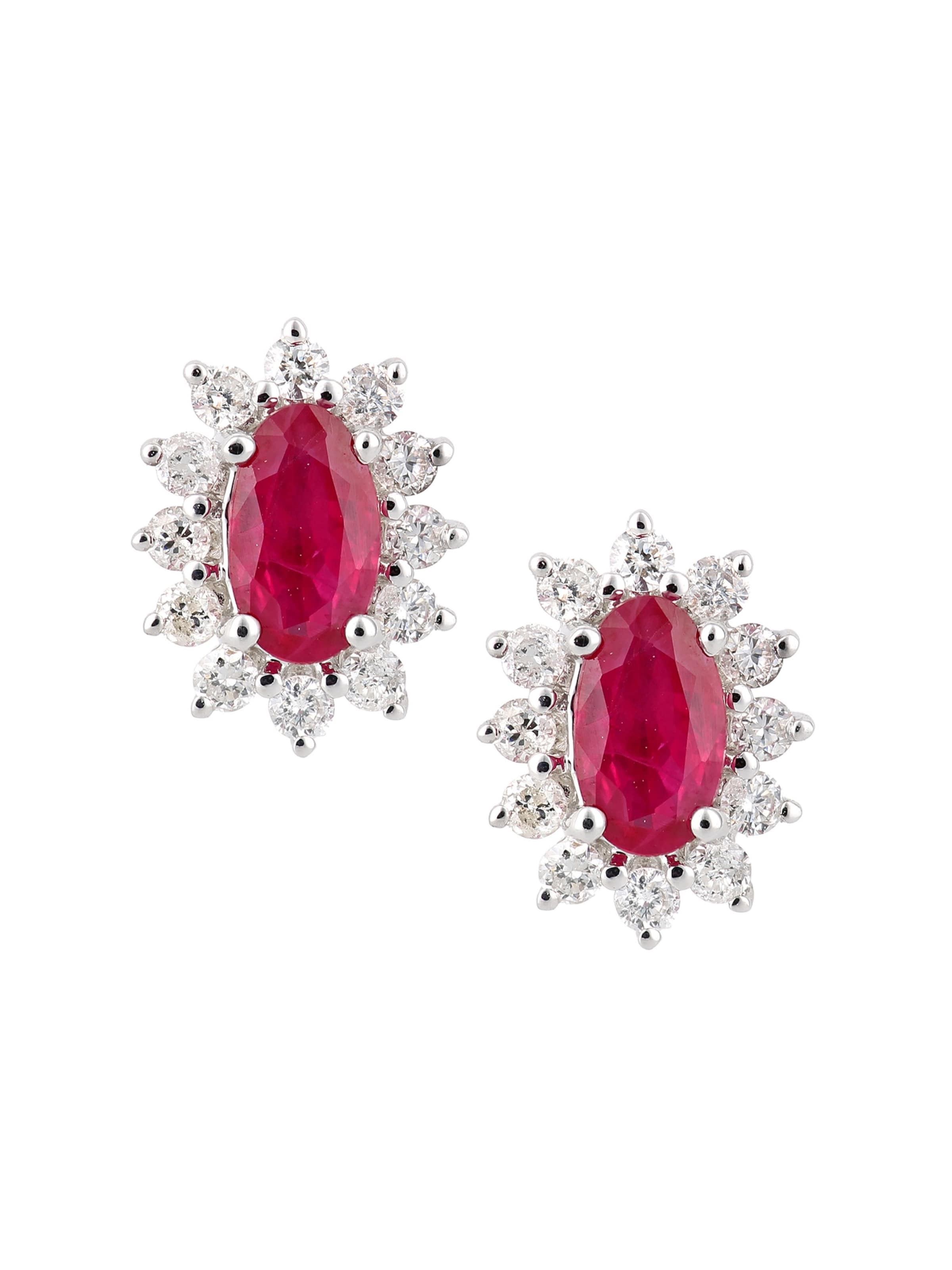 DIAMANT LETERNEL Earrings in Silver: front