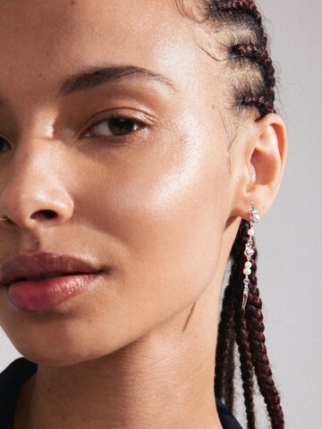 Boucles d'oreilles 'Constance' Pilgrim en argent : devant