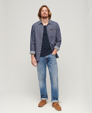 Superdry Shirt in Blau