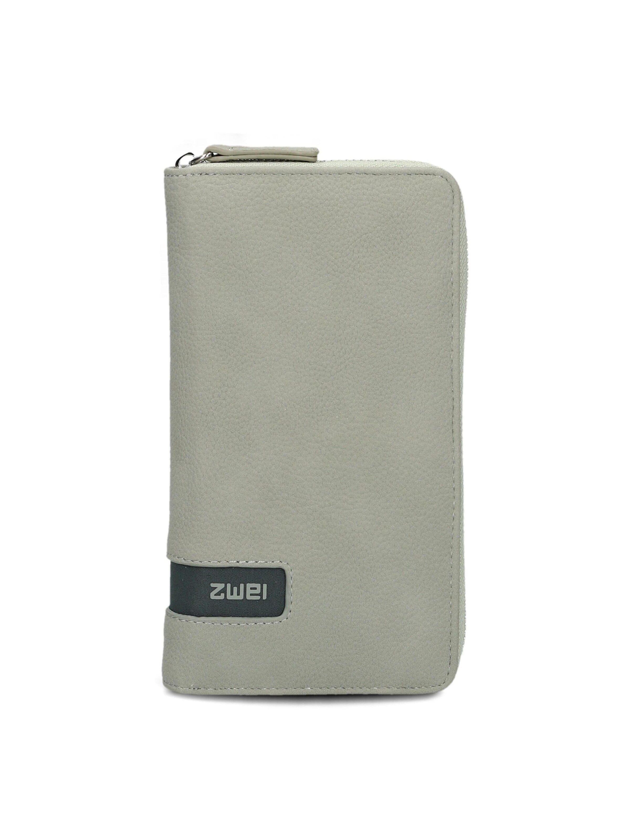 ZWEI Wallet 'MADEMOISELLE.M MW2' in Grey: front