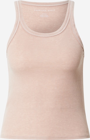 American Eagle Top 'TOMBOY' in Pink: front