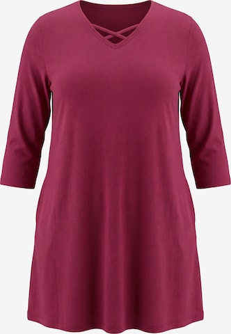 Ulla Popken Shirt in Rot: Vorderseite