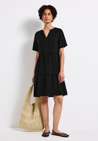 STREET ONE Kleid in Schwarz