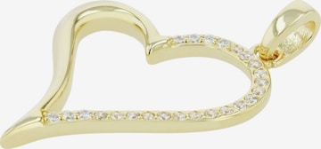 Akzent Pendant '"Avia" aus 925 Sterlingsilber, rhodiniert, langlebig' in Gold: front
