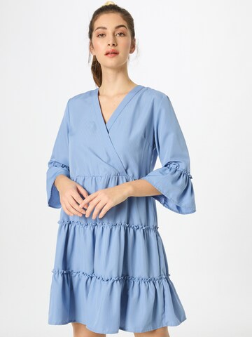 Robe VILA en bleu : devant