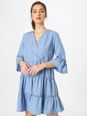 VILA Dress in Blue: front