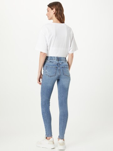 NEW LOOK Skinny Jeans pajkice | modra barva