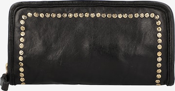 Campomaggi Portemonnaie in Schwarz: Vorderseite