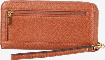 GUESS Wallet 'Alby' in Brown