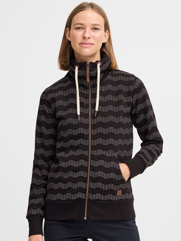 Oxmo Knit cardigan 'Vanta' in Black: front