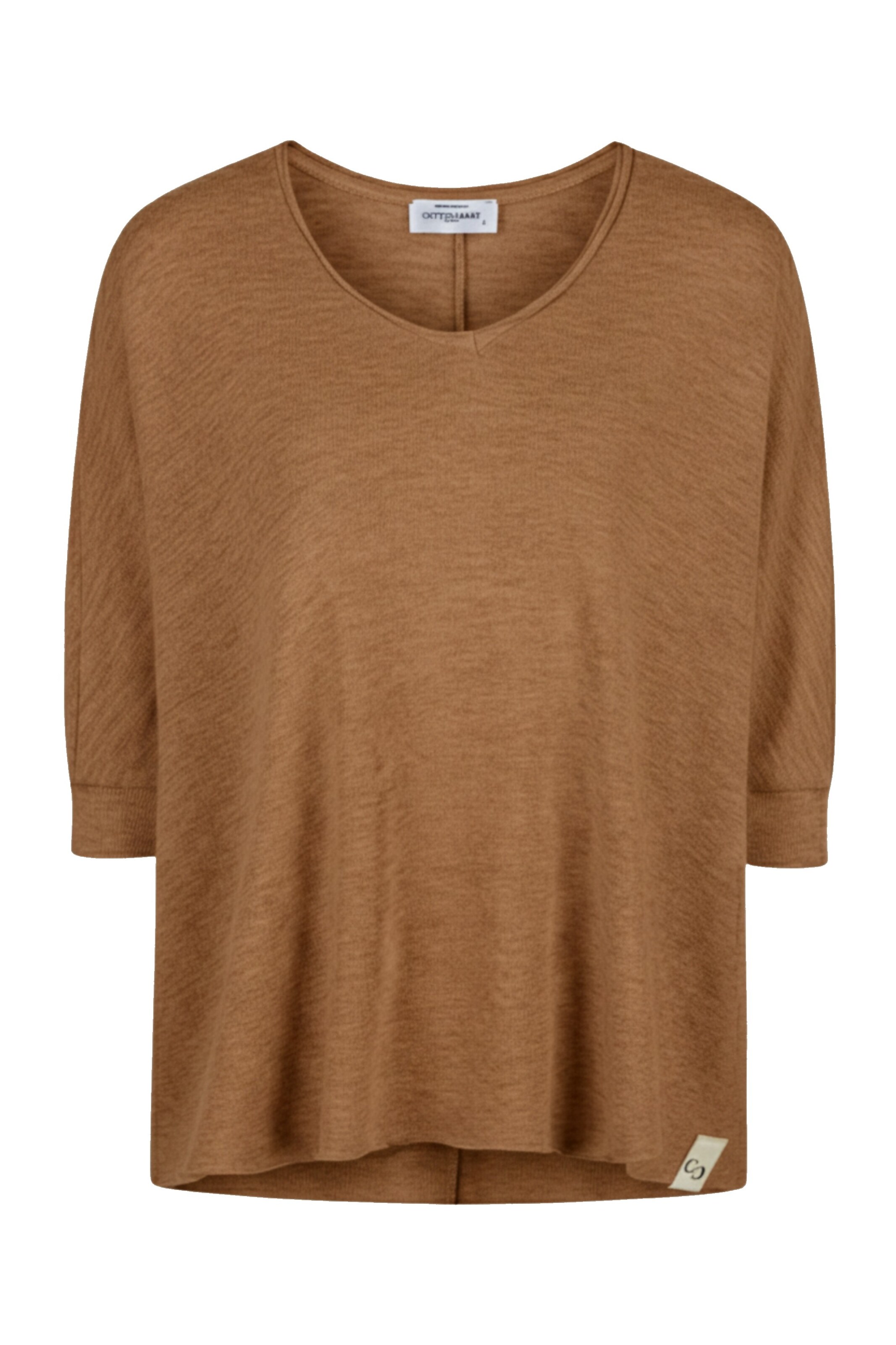 Cotton Candy Shirt in Bruin: voorkant