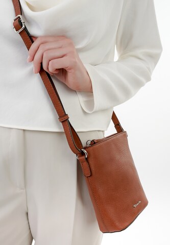 TAMARIS Shoulder Bag 'Alessia' in Brown