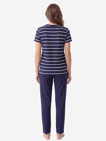 SCHIESSER Pajama 'Mix & Relax' in Blue