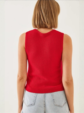 Bianco Lucci - Colete de malha em vermelho