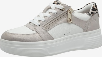 Baskets basses Tamaris en marron : devant