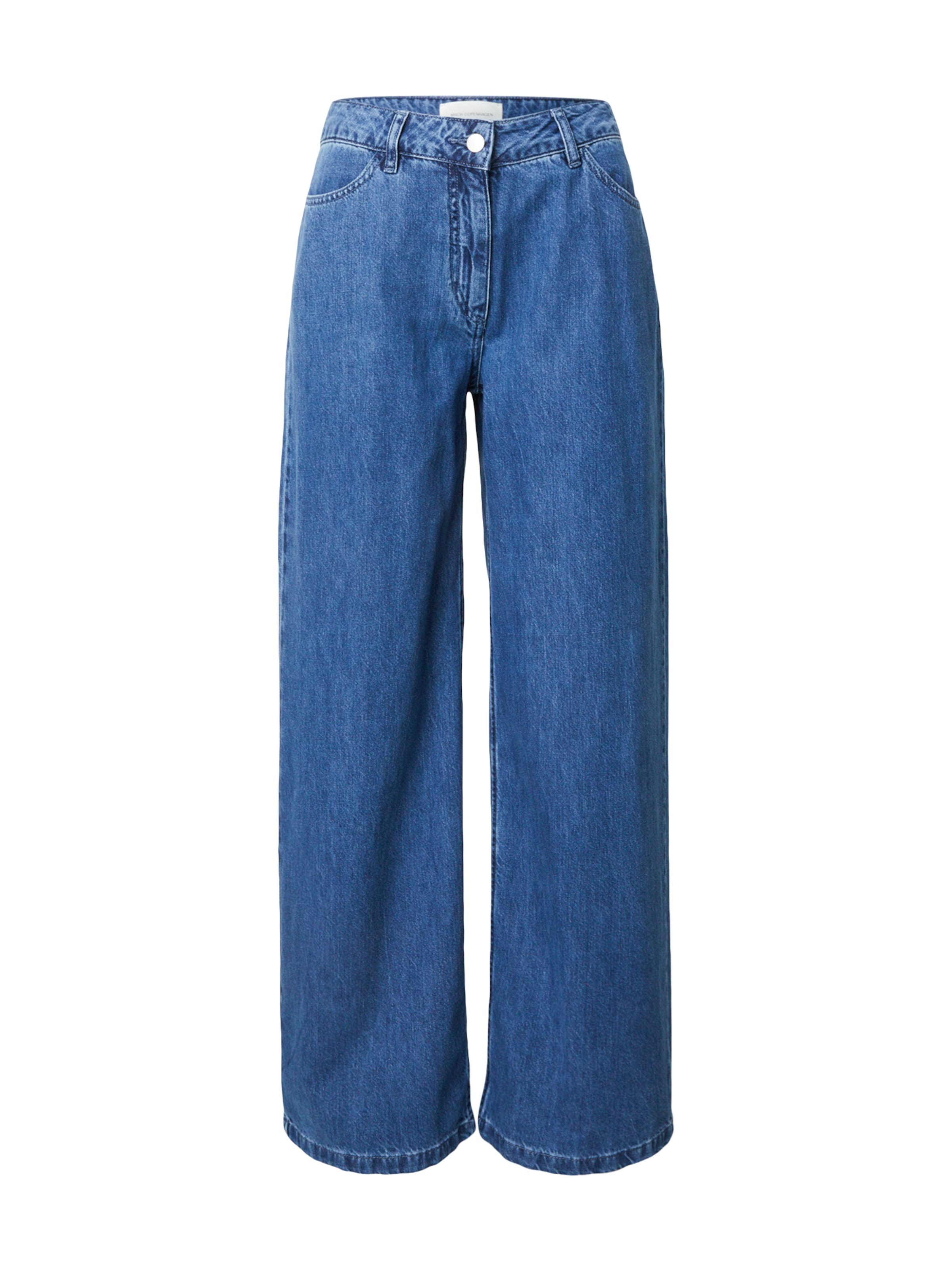 Wide leg Jeans 'Elena' di MSCH COPENHAGEN in blu: frontale