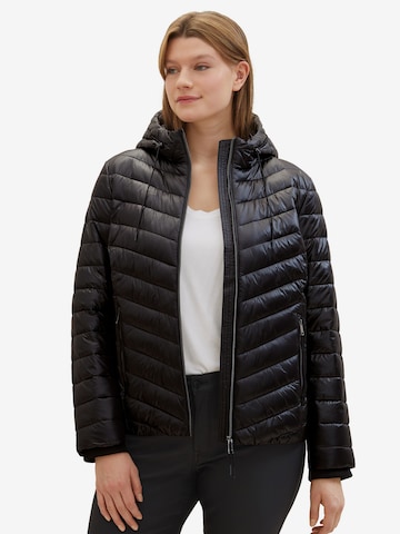 Tom Tailor Women + Between-Season Jacket in Black: front