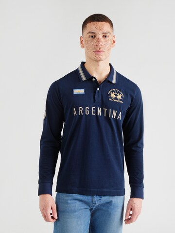 T-Shirt La Martina en bleu : devant