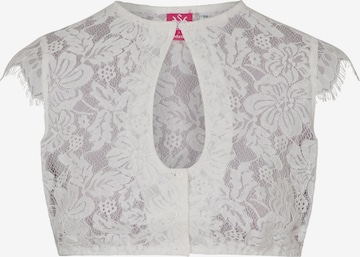 Blouse folklorique SPIETH & WENSKY en blanc : devant