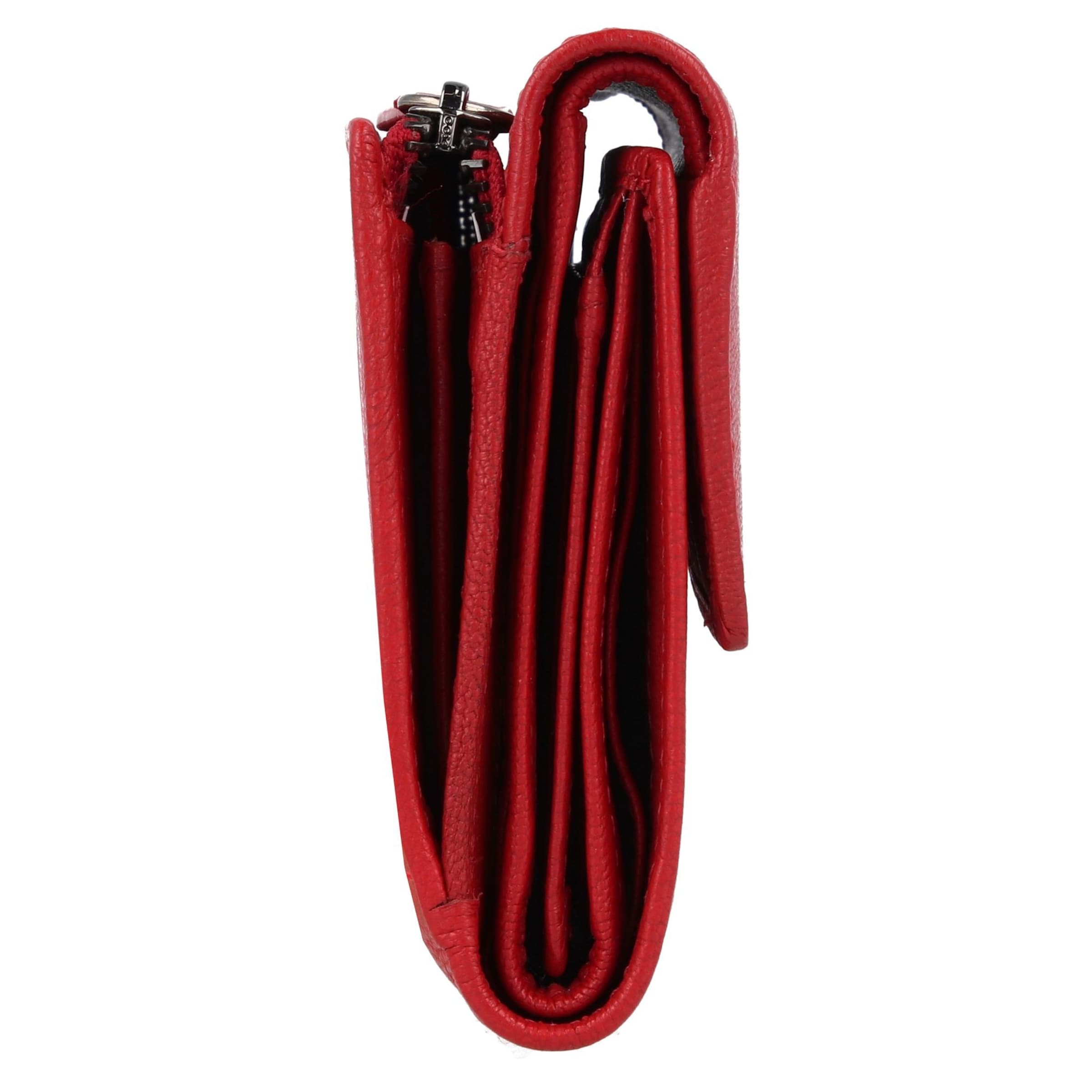 Braun Büffel Wallet 'Anna' in Red