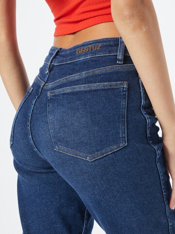 Gestuz Slimfit Jeans 'Astrid' in Blauw