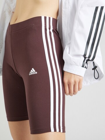 ADIDAS SPORTSWEAR Skinny Sports trousers 'Essentials' in Red