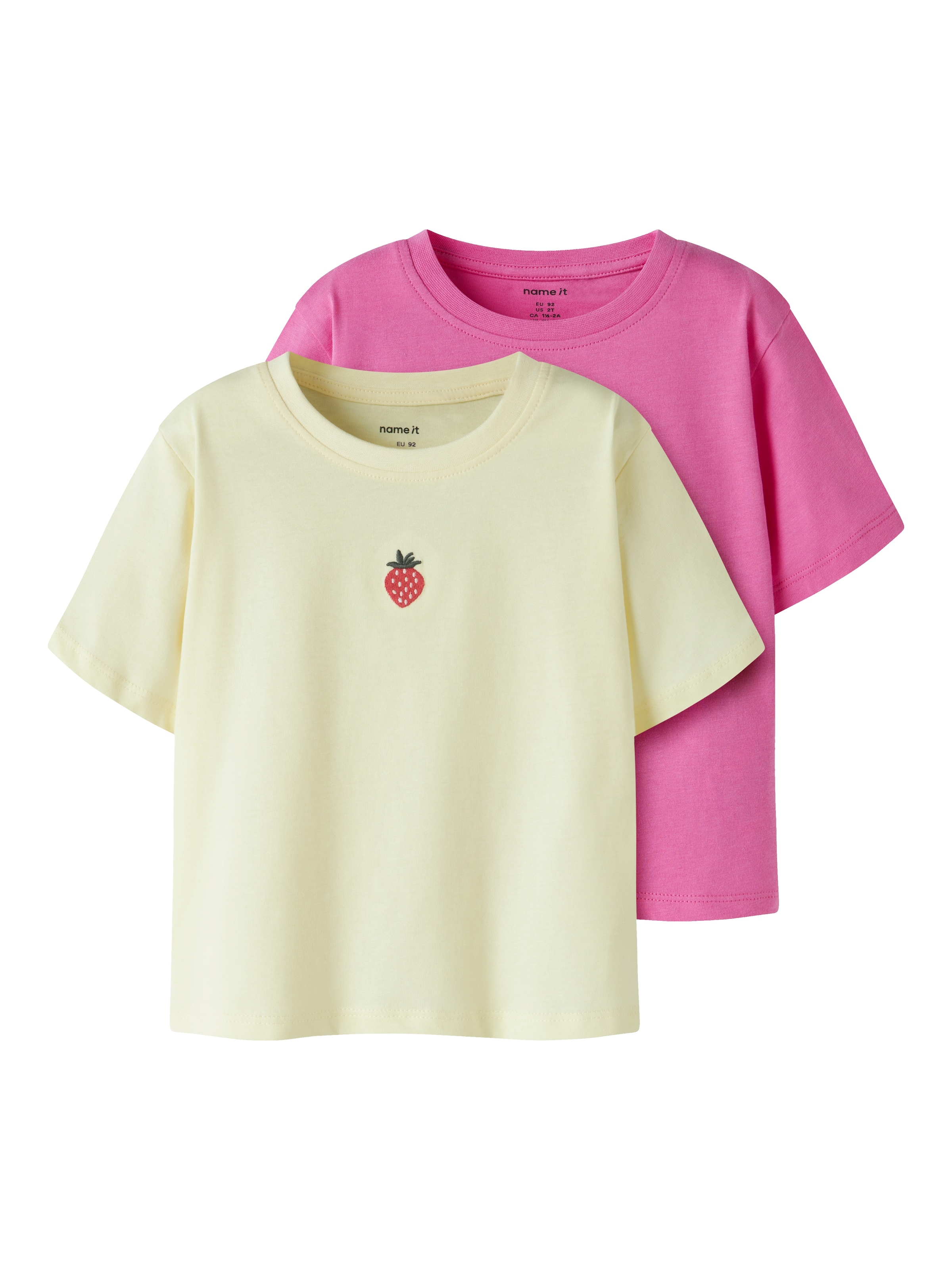 NAME IT Футболка 'NMFVictoria' в Желтый: спереди