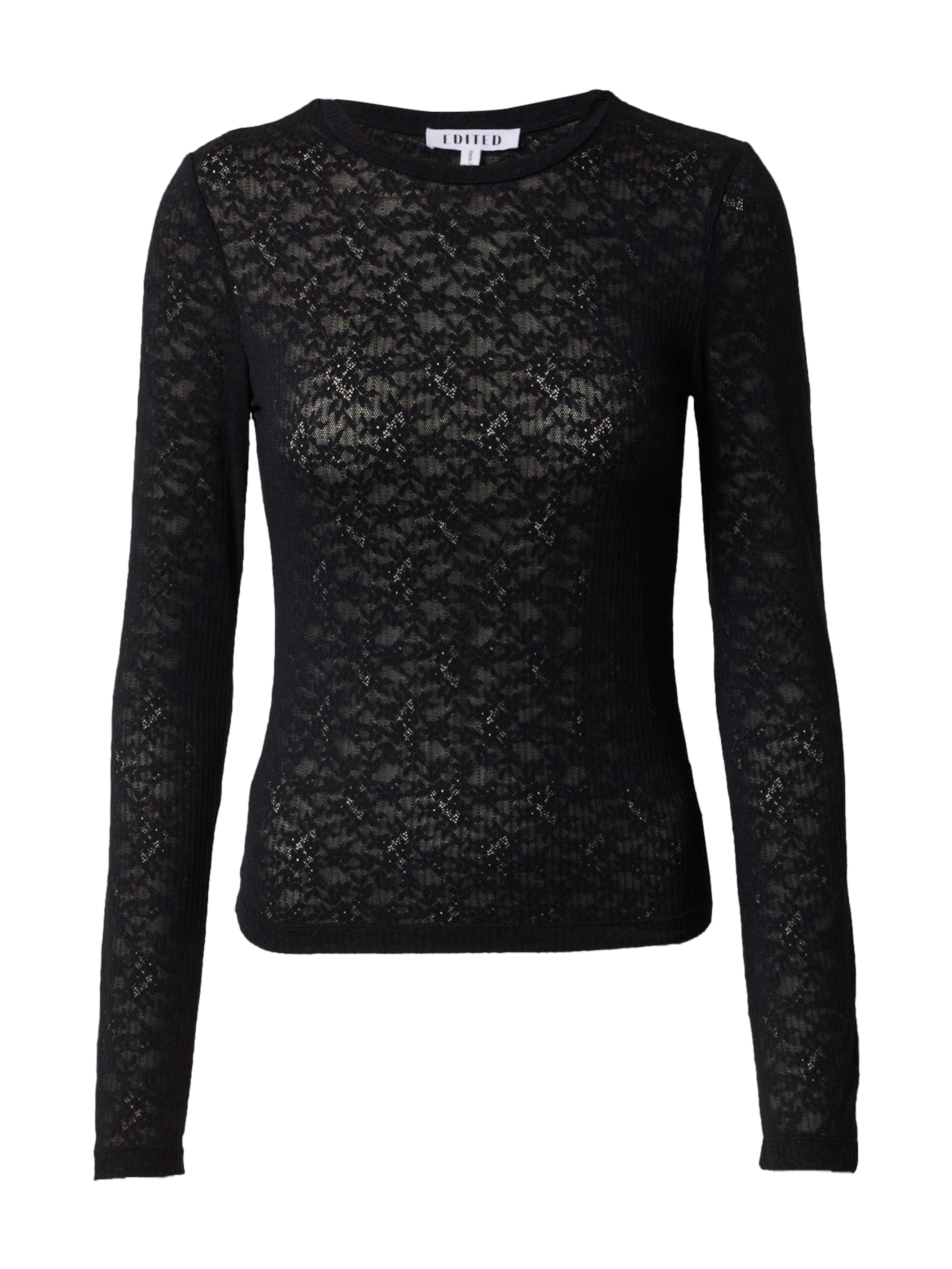 Maglietta 'Yamuna' di EDITED in nero: frontale