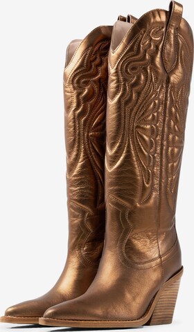 Bottes de cowboy 'New-Kole' BRONX en bronze