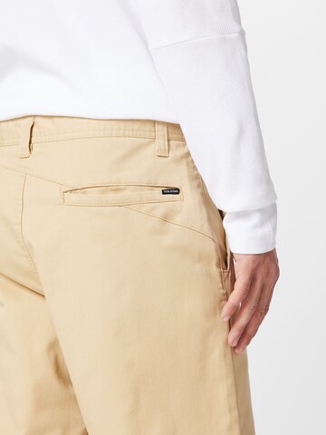 Regular Pantalon chino Volcom en beige