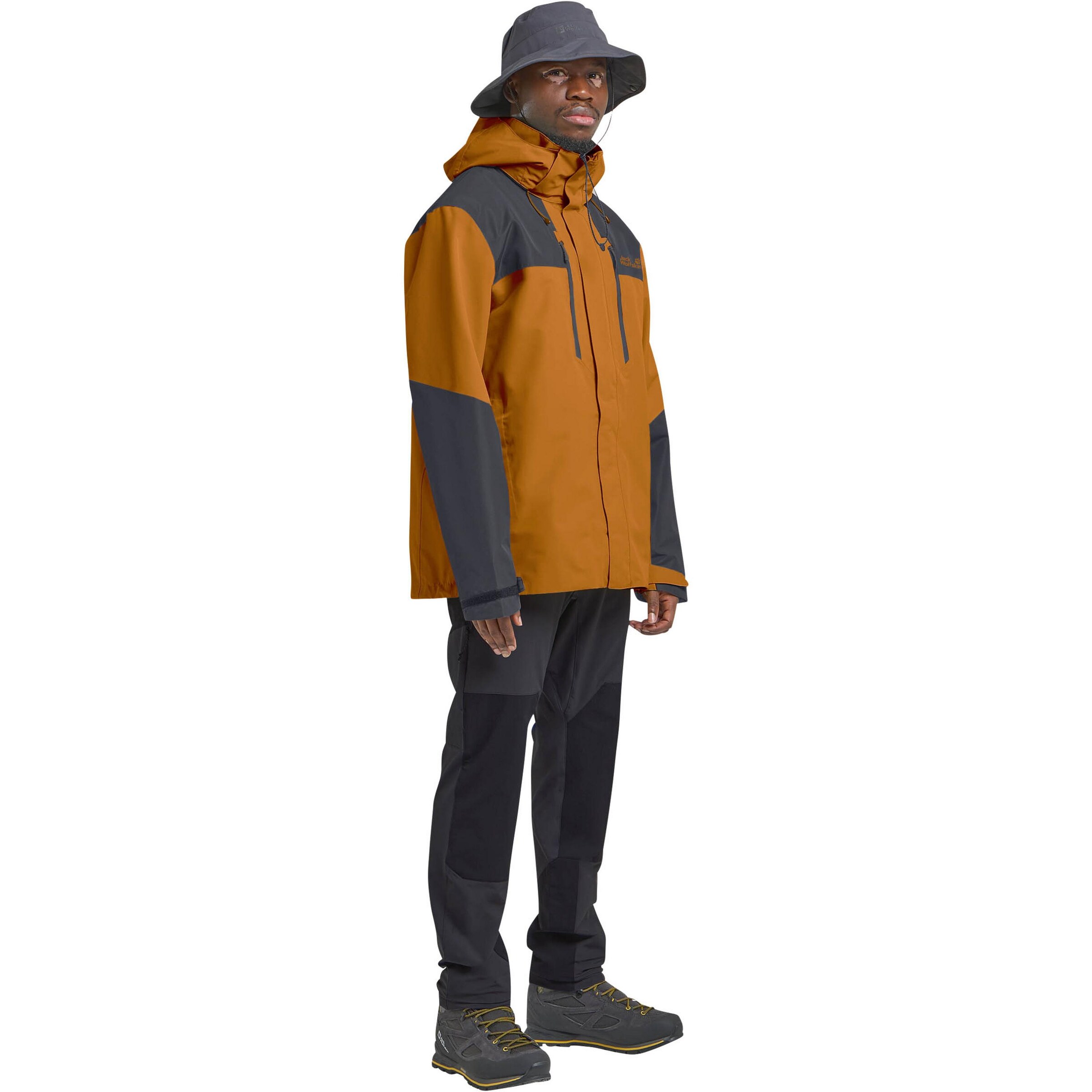 JACK WOLFSKIN Outdoor jacket 'Jasper' in Orange