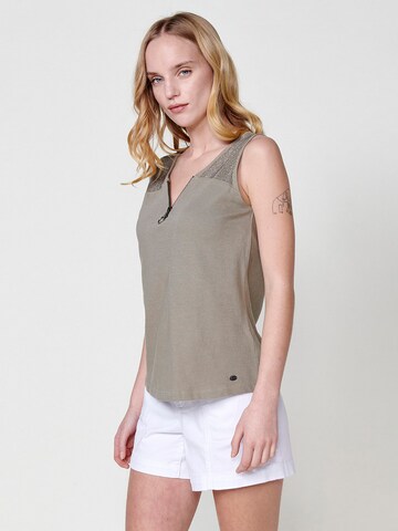 Top di KOROSHI in verde