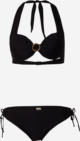 LingaDore T-Shirt Bikini in Schwarz: predná strana