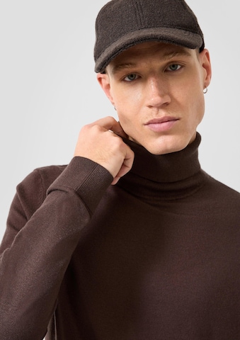 QS Pullover in Braun: Vorderseite