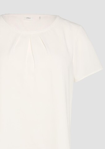 s.Oliver BLACK LABEL Bluse in Beige