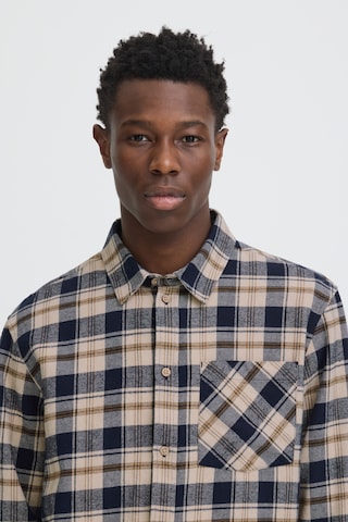 !Solid Regular fit Button Up Shirt 'SDSteve' in Blue