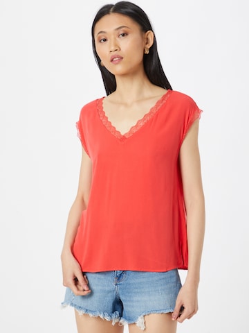 Camicia da donna 'JASMINA' di ONLY in rosso: frontale