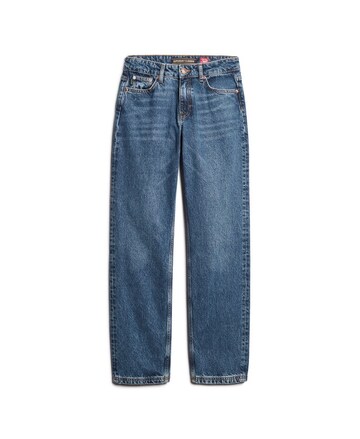 Superdry Regular Jeans in Blauw: voorkant