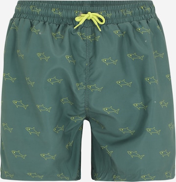 ABOUT YOU Board Shorts 'Lennox' in Green: front