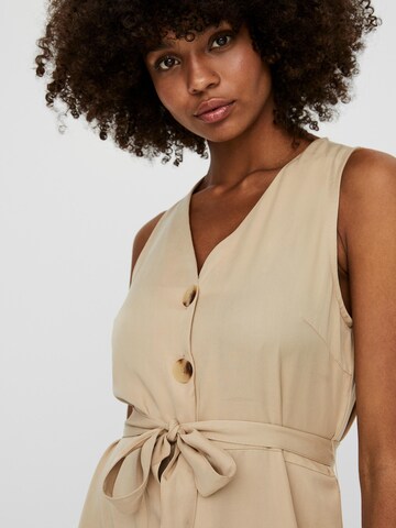 VERO MODA - Vestido camisero 'Viviana' en marrón